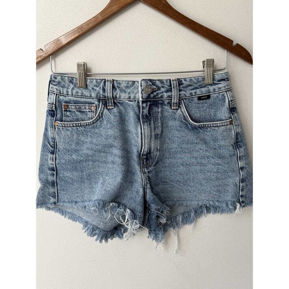 Mavi Rosie Short Denim Jean Blue Cut Off Cotton Size 25 Casual Distressed Beachy